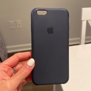 Apple Silicone iPhone 6 case (navy blue)